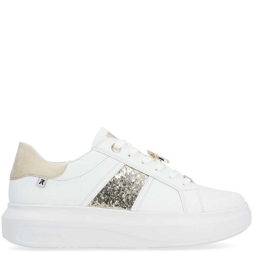 RIEKER Laisvalaikio bateliai moterims, Balta, LEISURE 3