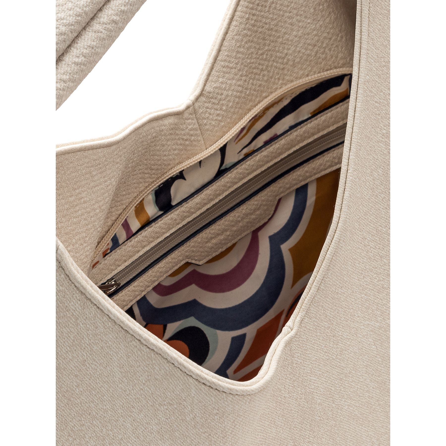 KEDDO COUTURE Rankinė per petį moterims, Smėlio, Shoulder bag 3