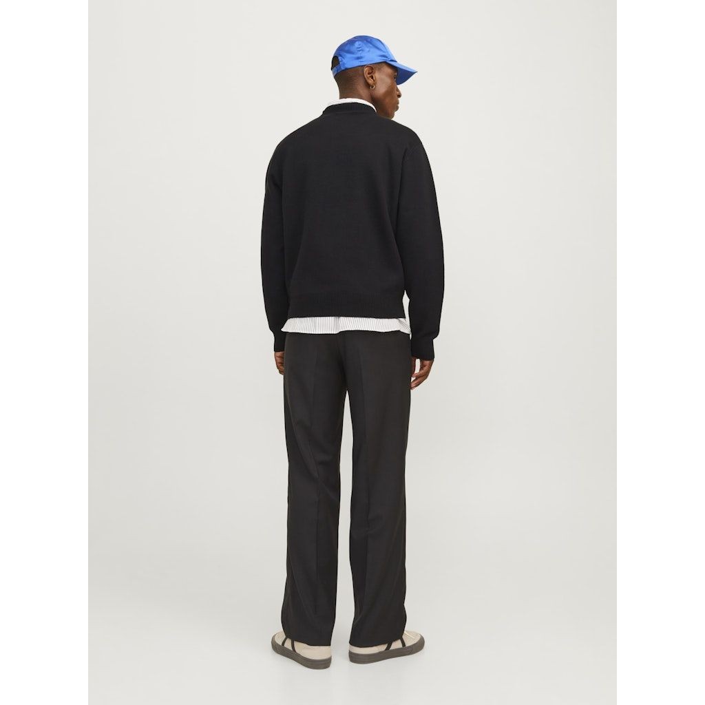 JACK & JONES Megztinis vyrams, Juoda, Vester bro knit crew neck 3