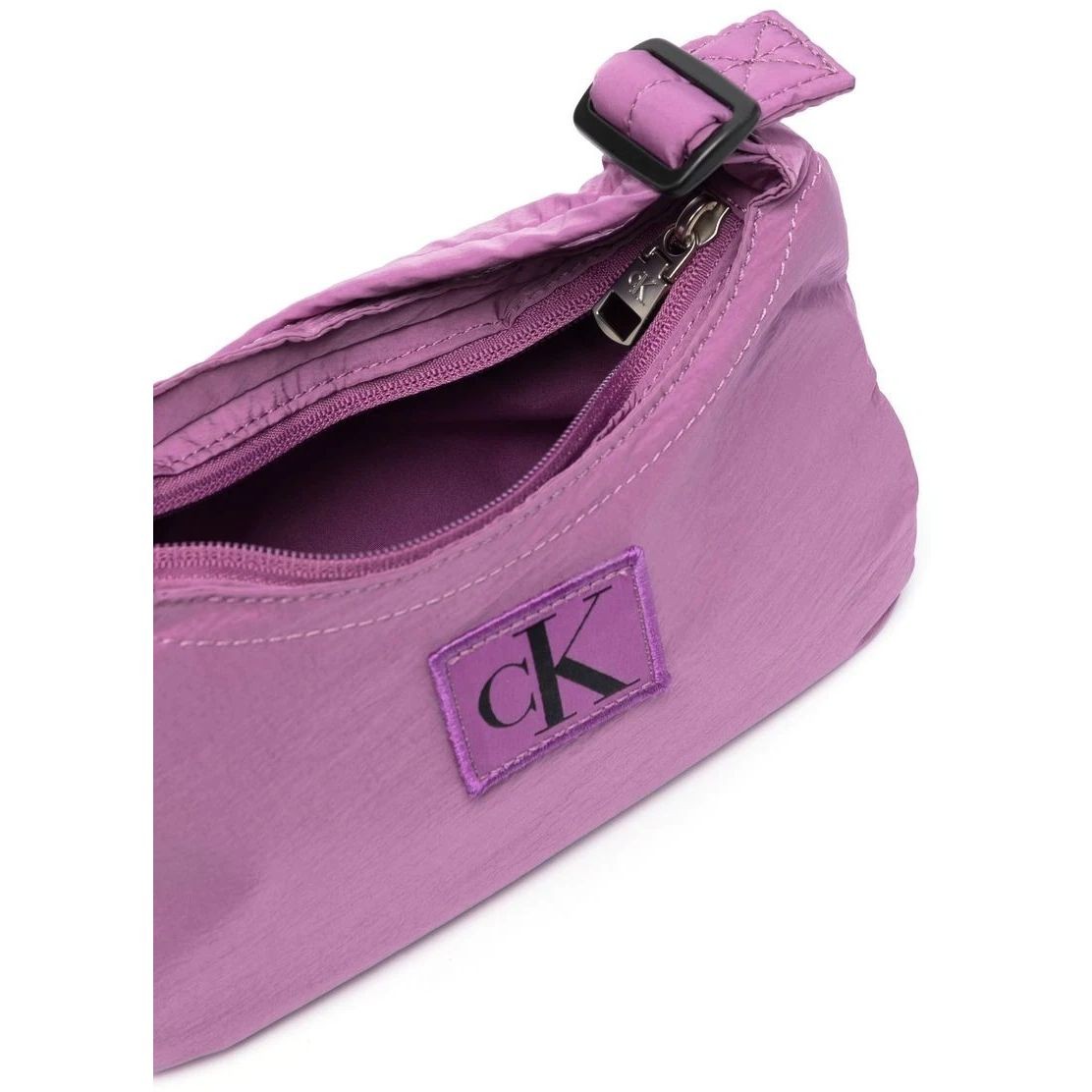 CALVIN KLEIN JEANS Rankinė per petį moterims, Violetinė, CITY NYLON ROUND SHOULDER23 3