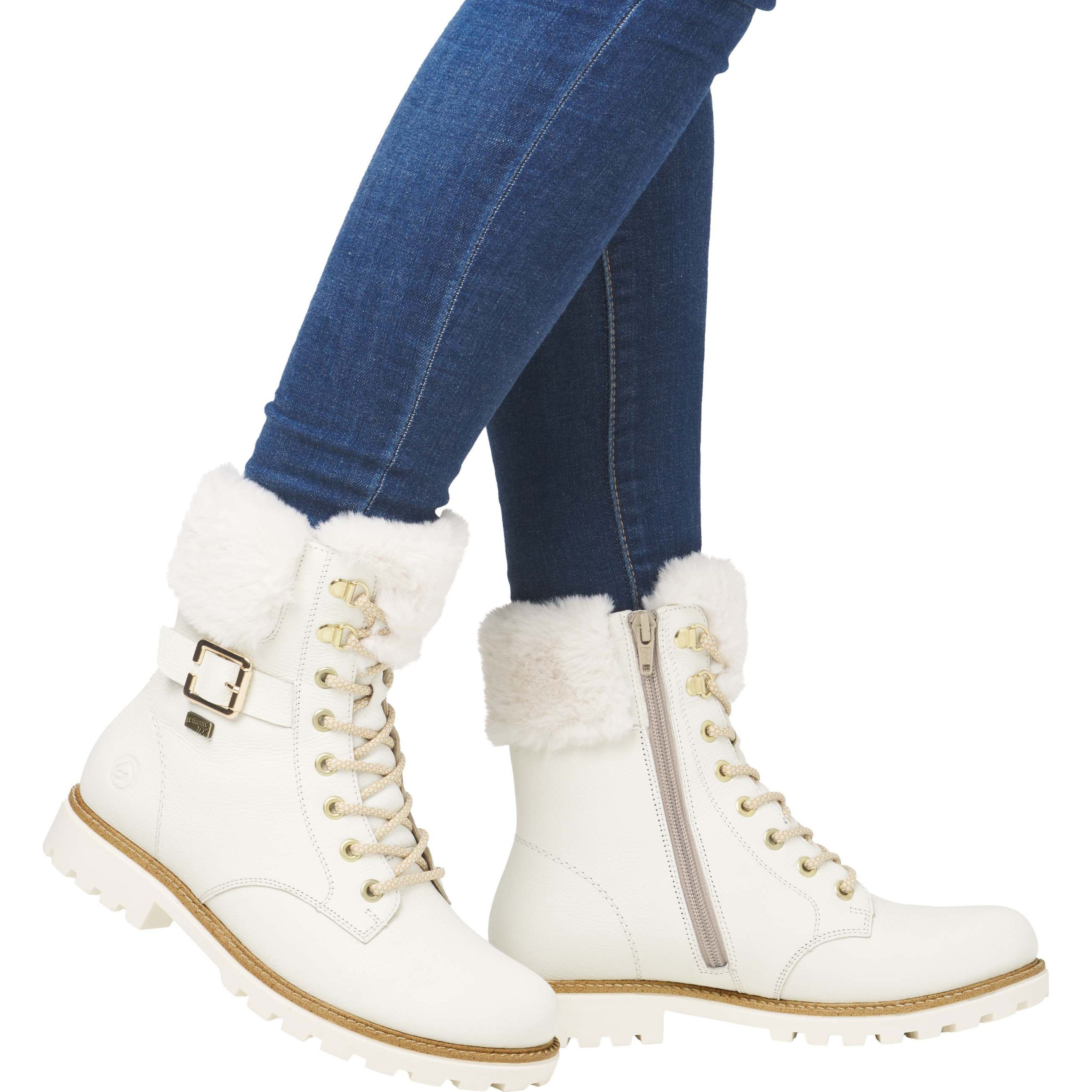 REMONTE Aulinukai moterims, Balta, Ladies mid height boots 2