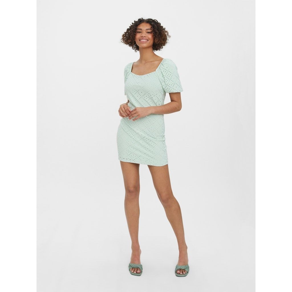 VERO MODA Mini suknelė moterims, Žalia, VMTASSA 2/4 MINI DRES 4
