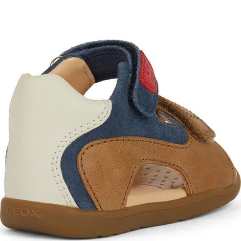 GEOX Basutės berniukams, Ruda, Sandal macchia 4