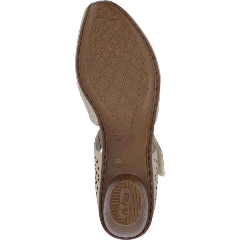 RIEKER Balerinos moterims, Smėlio, Ballerinas 9