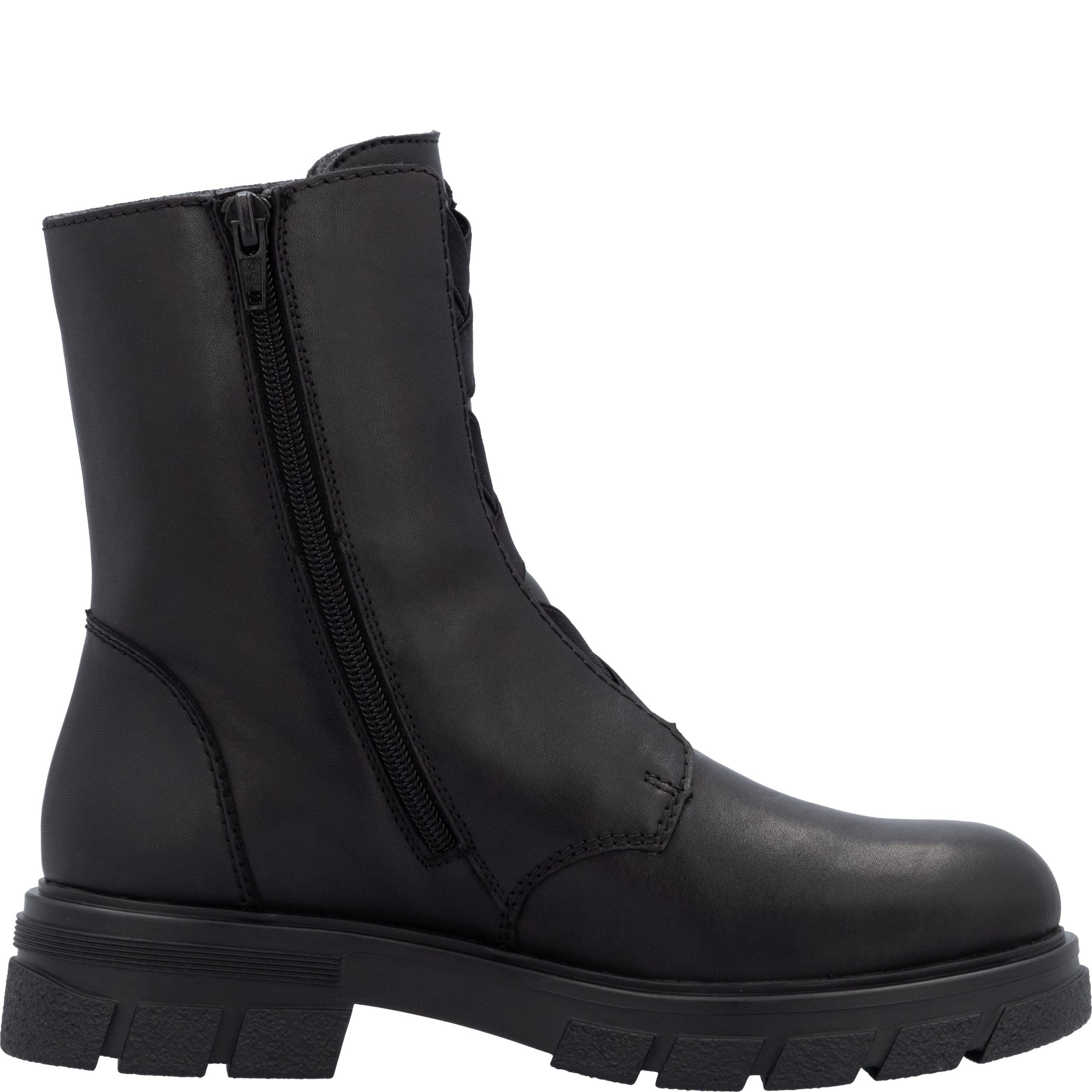 RIEKER Aulinukai moterims, Juoda, Ladies mid height boots 5