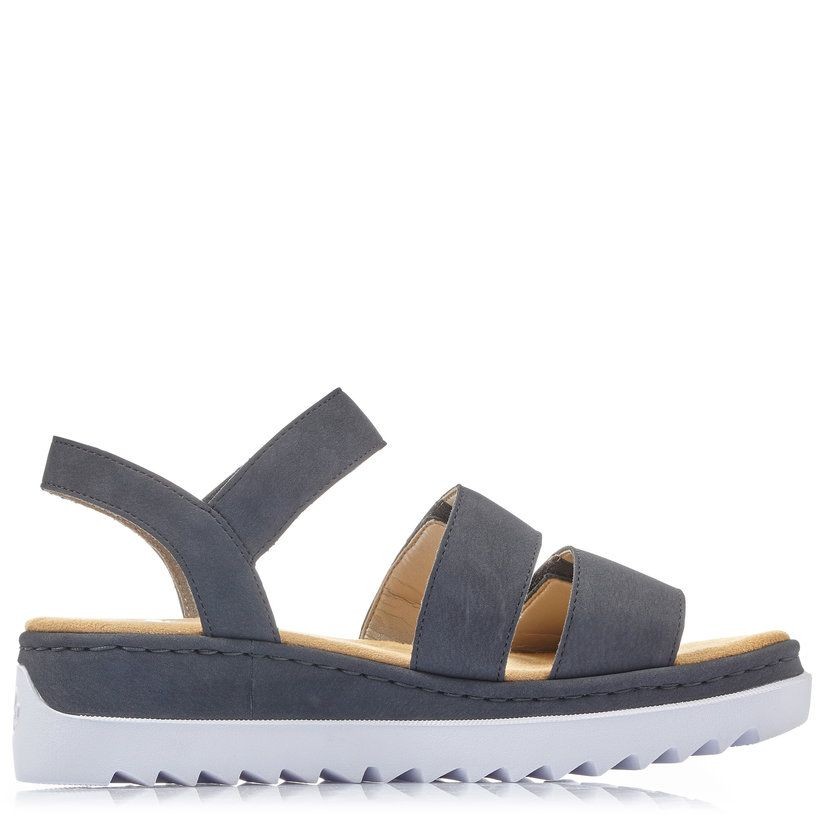 RIEKER Basutės moterims, Mėlyna, SANDALS 3