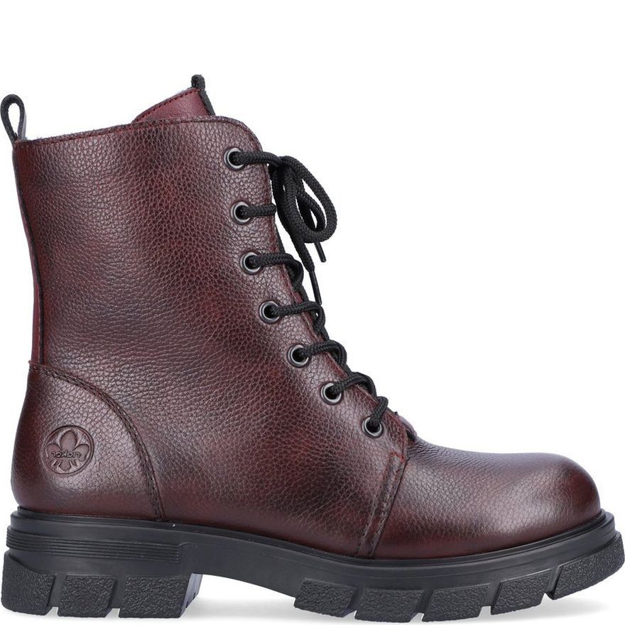 RIEKER Aulinukai moterims, Raudona, BOOTIES 2