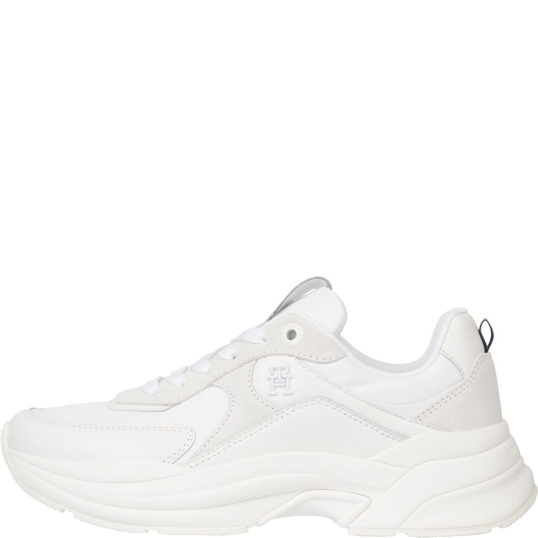 TOMMY HILFIGER Sportiniai bateliai moterims, Balta, Elevated chunky runner shoe 7