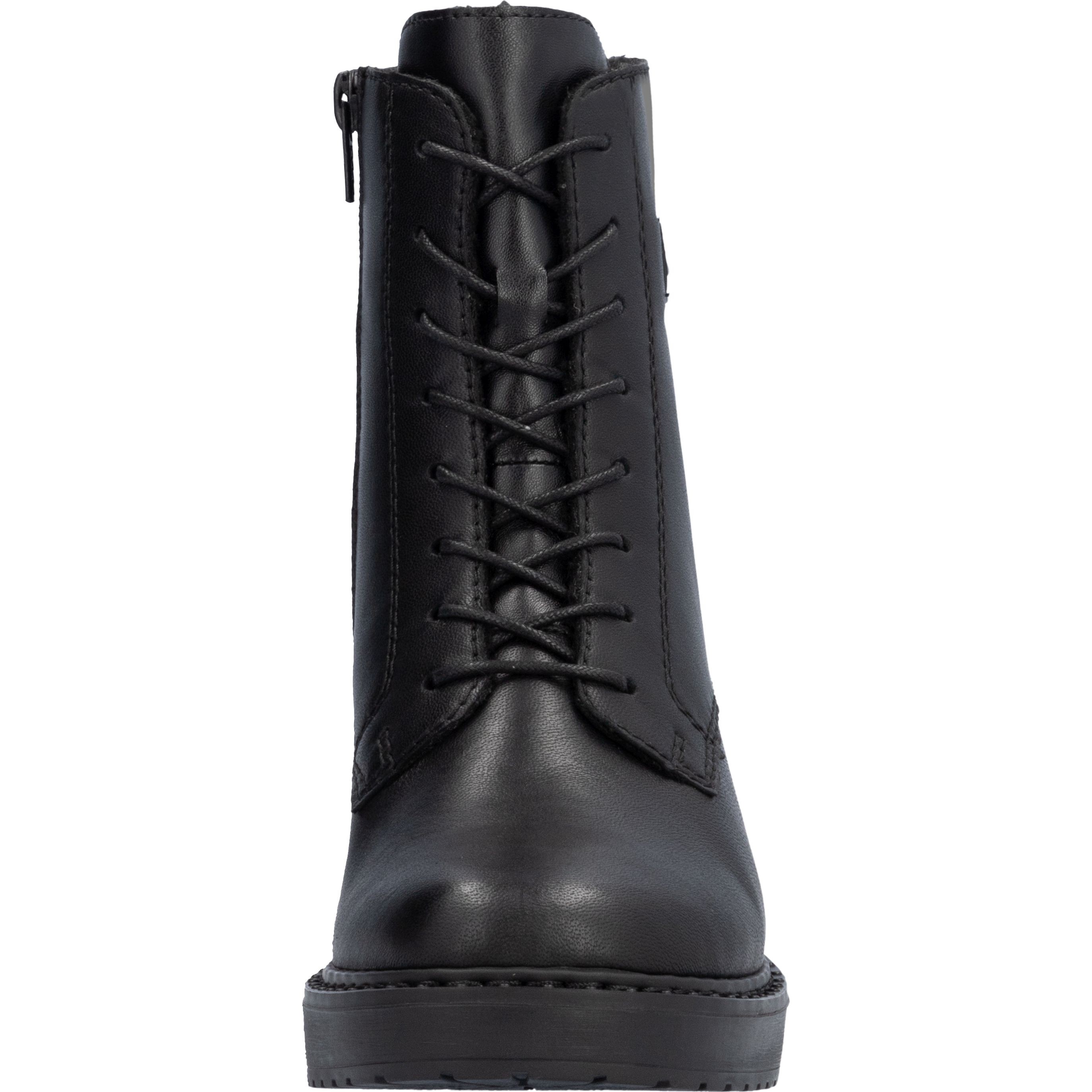 RIEKER Aulinukai moterims, Juoda, Ladies mid height boots 8