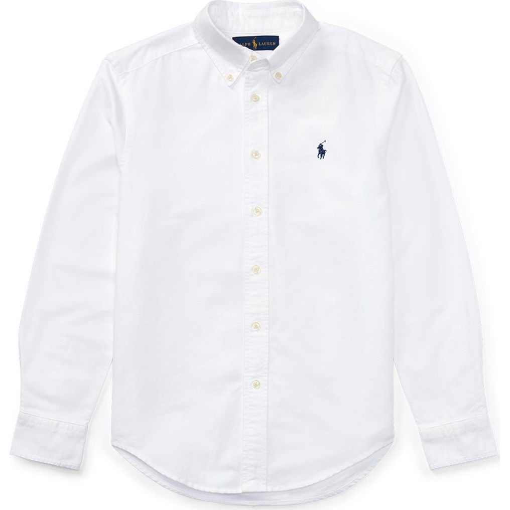 RALPH LAUREN KIDS Marškiniai ilgomis rankovėmis berniukams, Balta, Oxford shirt (8-20) 3