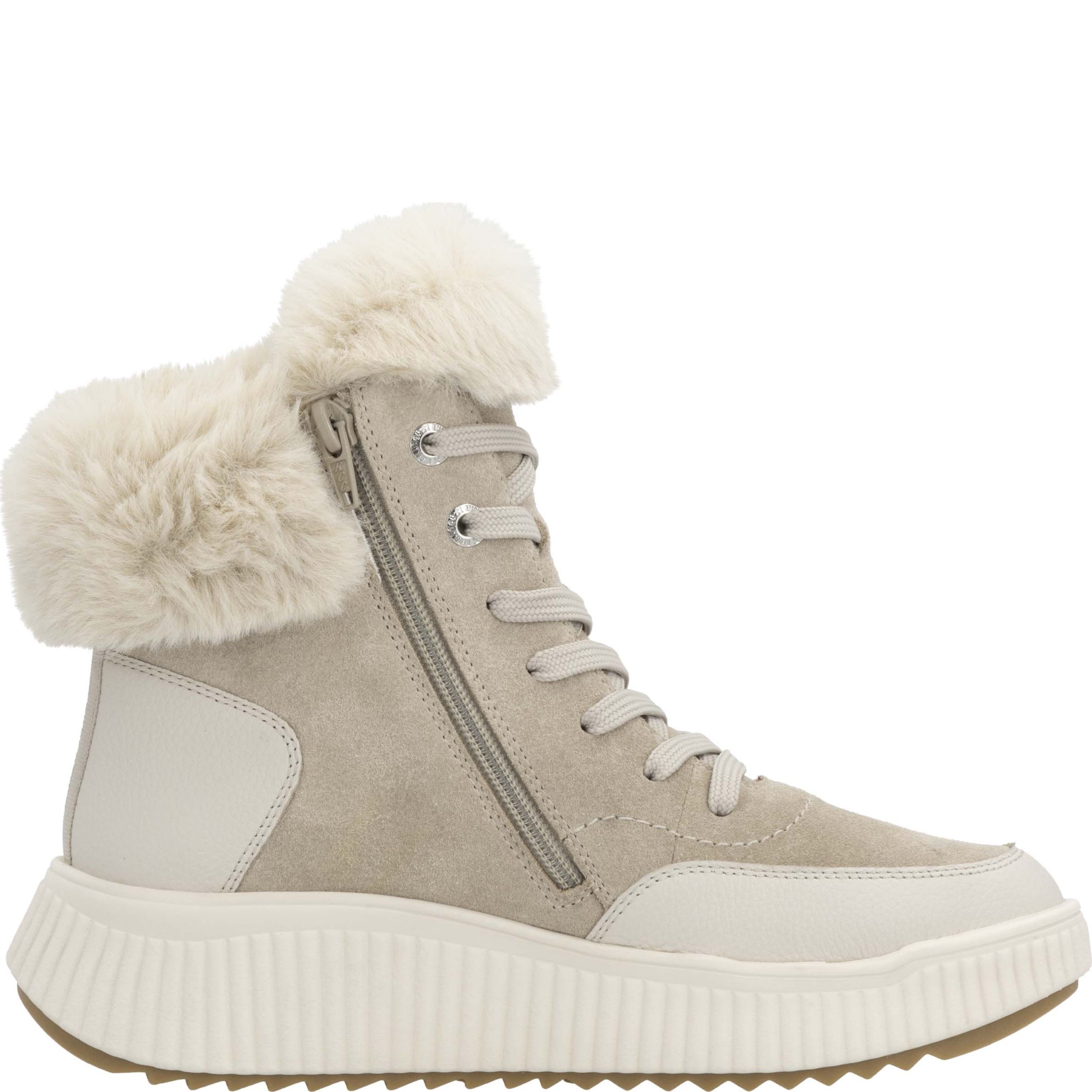 RIEKER EVOLUTION Aulinukai moterims, Smėlio, Ladies mid height boots 5