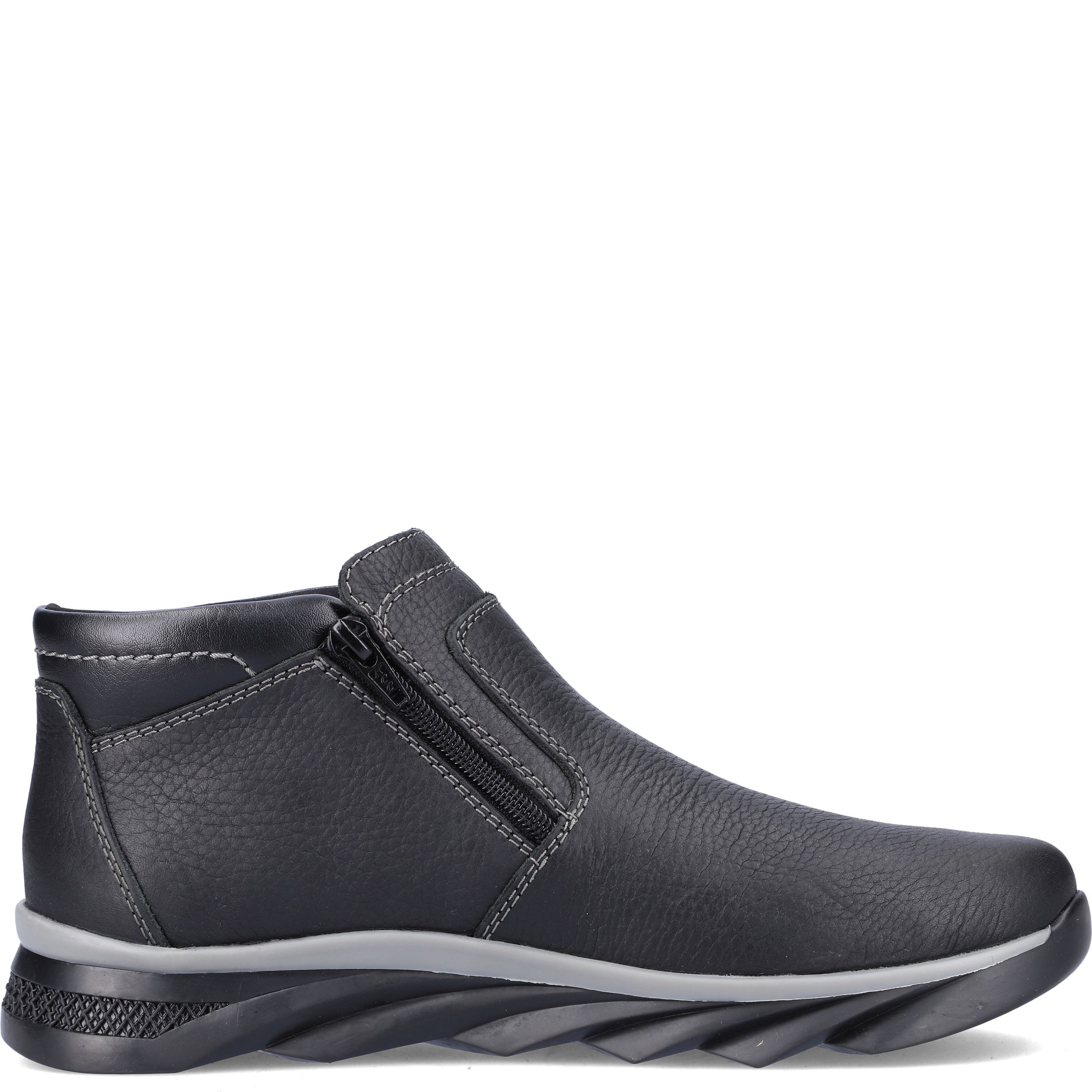 RIEKER Aulinukai vyrams, Juoda, BOOTIES 3