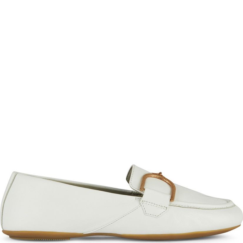 GEOX Balerinos moterims, Balta, Palmaria moccasins 1