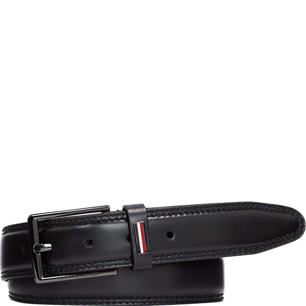 TOMMY HILFIGER Diržas vyrams, Juoda, Business 3.5 belt 1