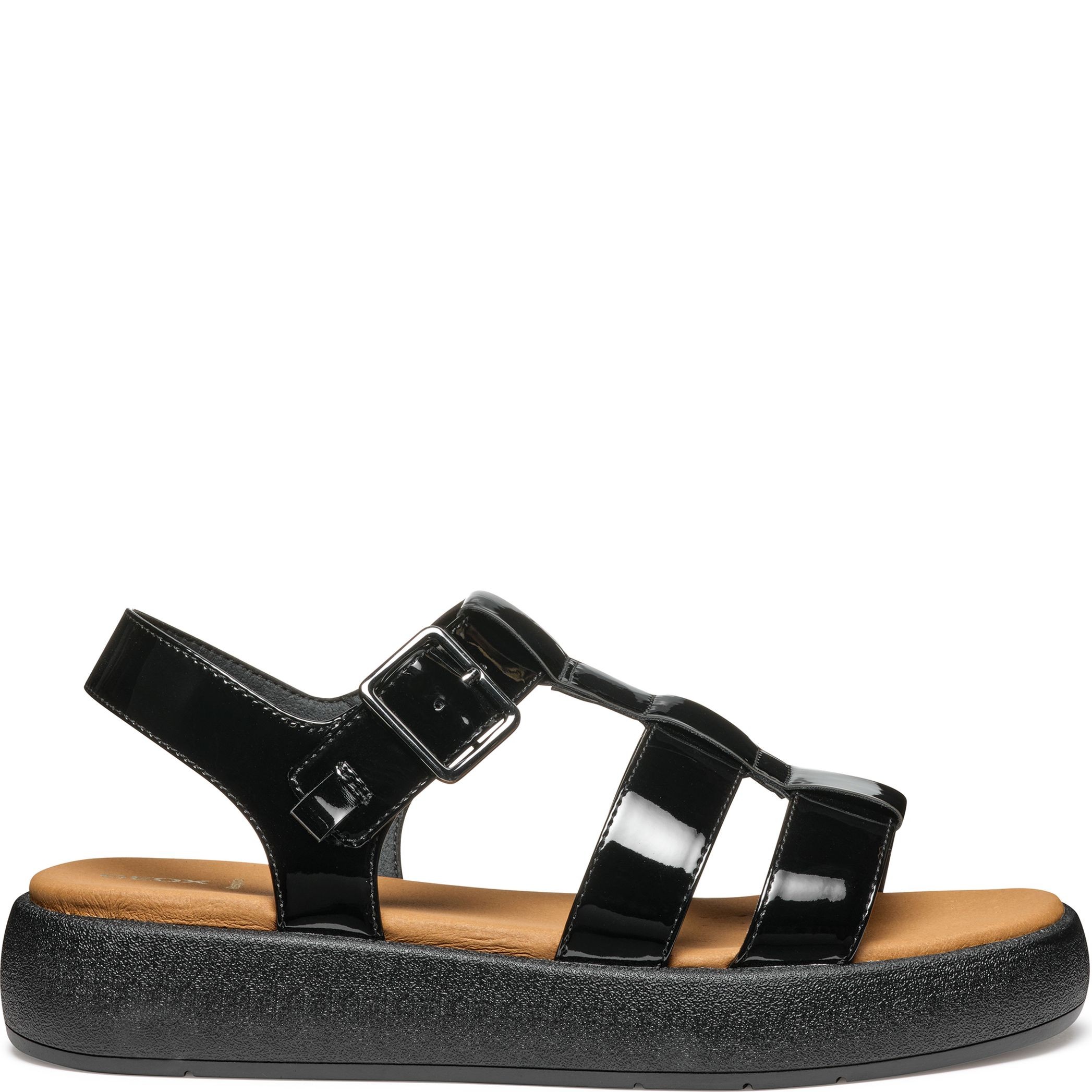 GEOX Basutės moterims, Juoda, Camalei sandals 1