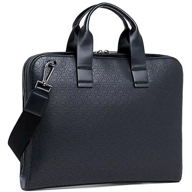 CALVIN KLEIN Dėklas kompiuteriui vyrams, Juoda, Modern bar slim laptop bag 2