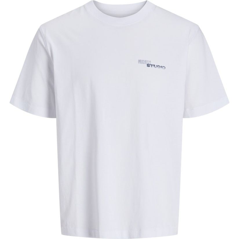 JACK & JONES Marškinėliai vyrams, Balta, Retiro back tee 1