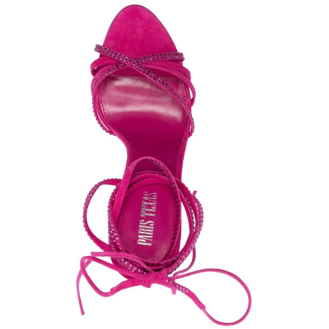 PARIS TEXAS Aukštakulniai moterims, Rožinė, Holly nicole lace up sandal 4