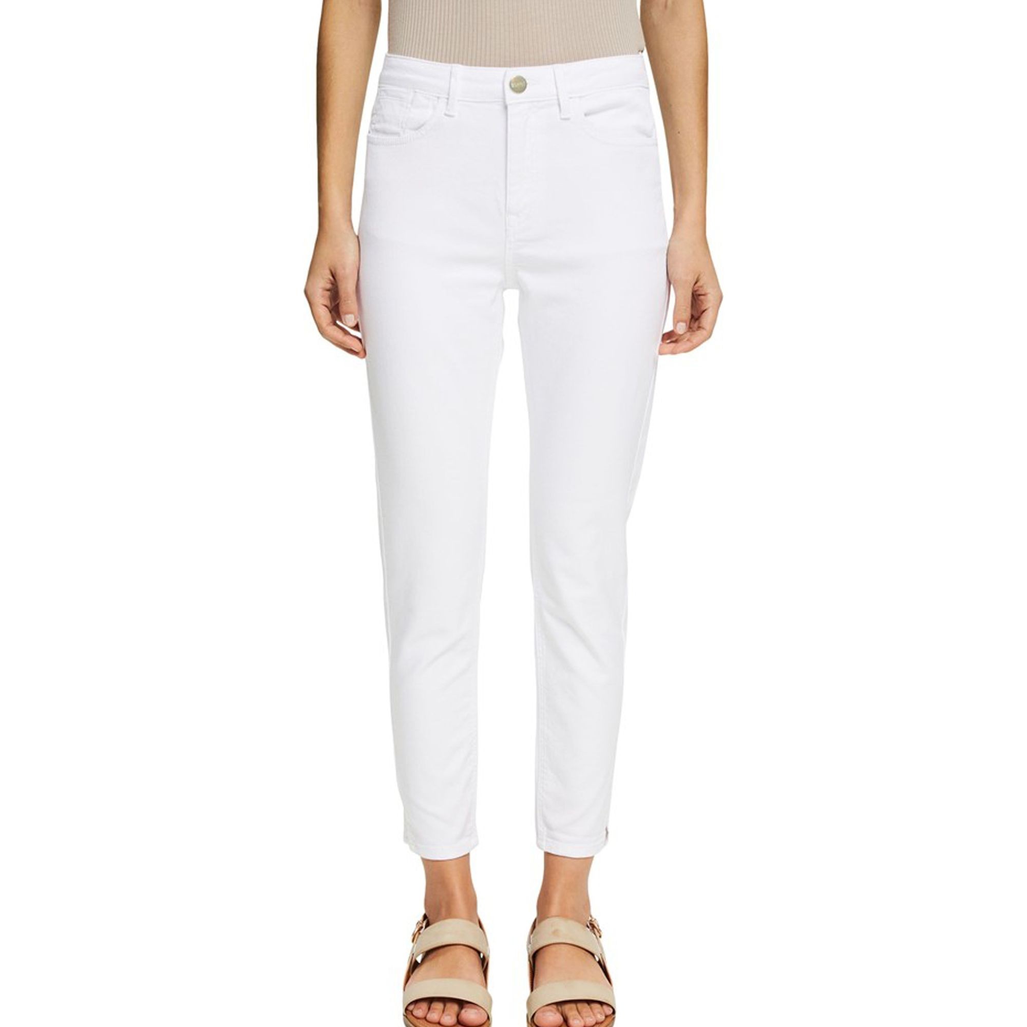 ESPRIT Kelnės moterims, Balta 2