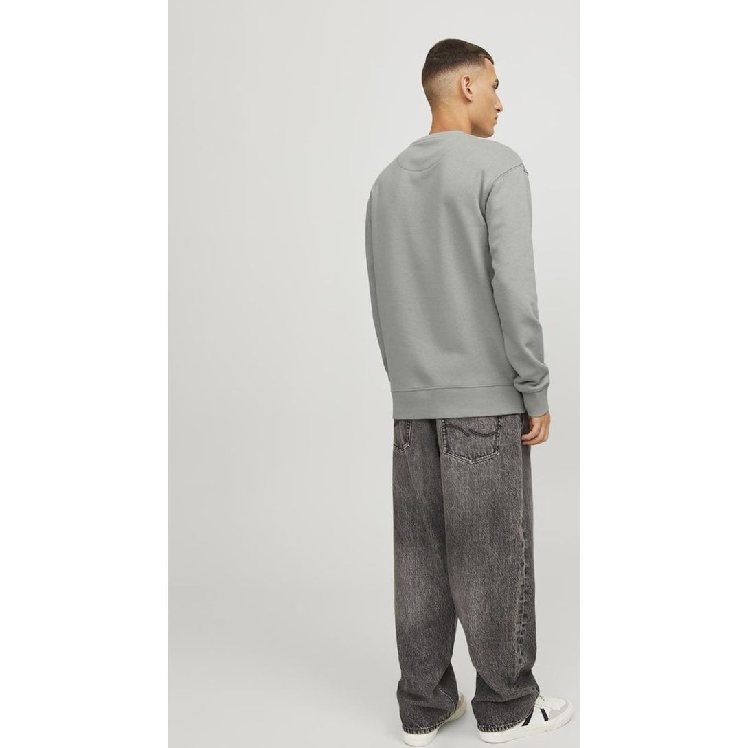 JACK & JONES Megztinis vyrams, Gray, Star basic sweat 3
