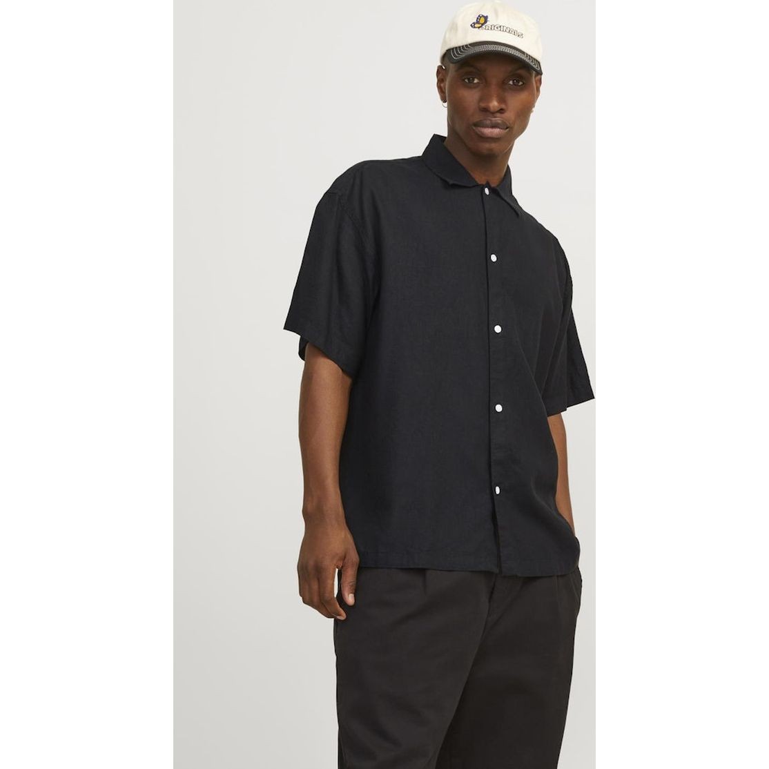 JACK & JONES Marškiniai vyrams, Juoda, Jorfaro shirts 2