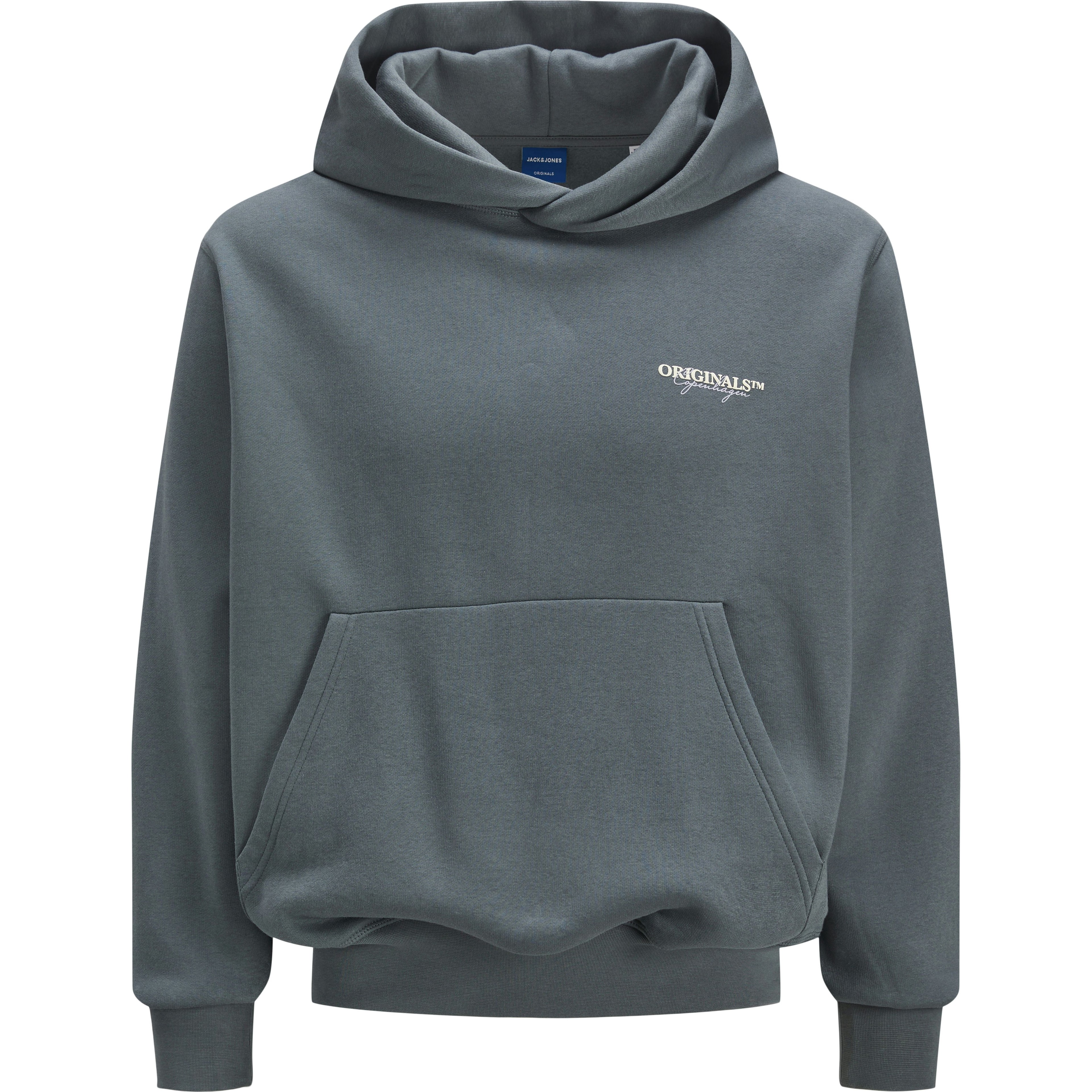 JACK & JONES Džemperis vyrams, Žalia, Islington back sweat hood 1