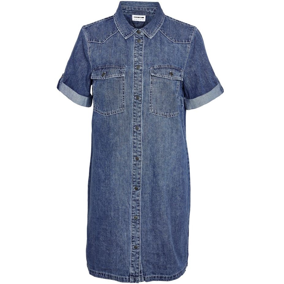 NOISY MAY Mini suknelė moterims, Mėlyna, Nmnew signmini dress 1