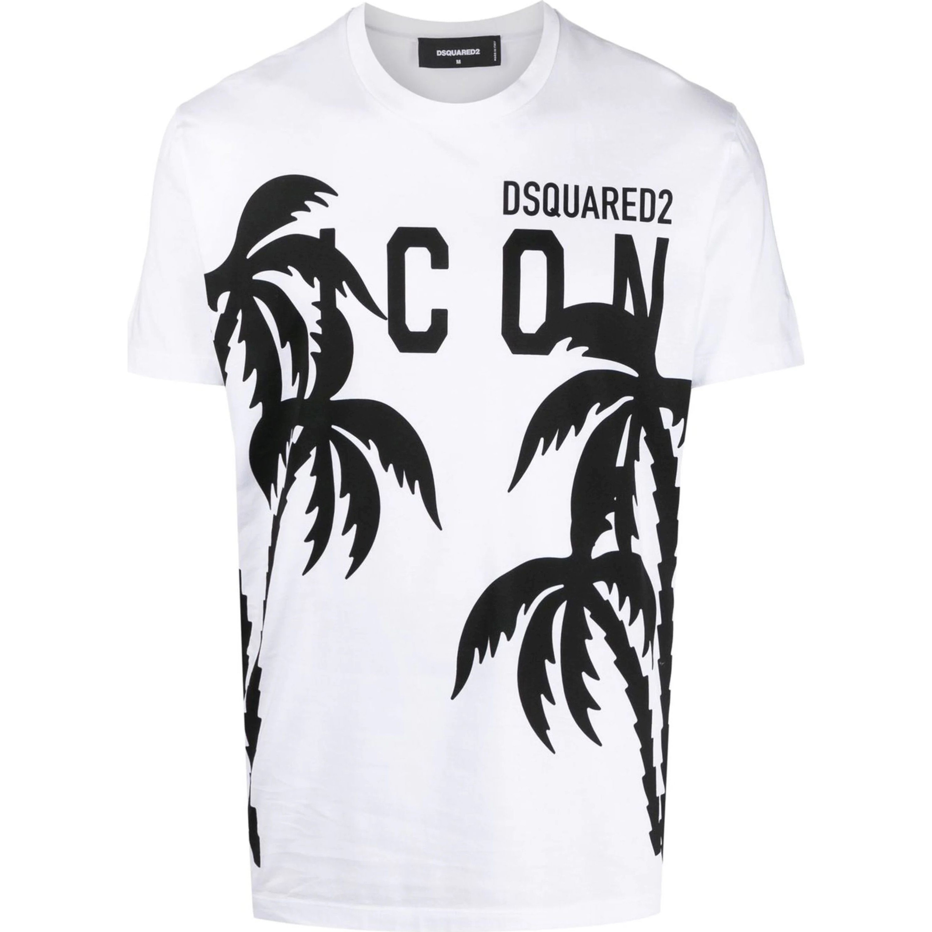 DSQUARED2 Marškinėliai trump. rankovėmis vyrams, Balta, Short sleeve t-shirt