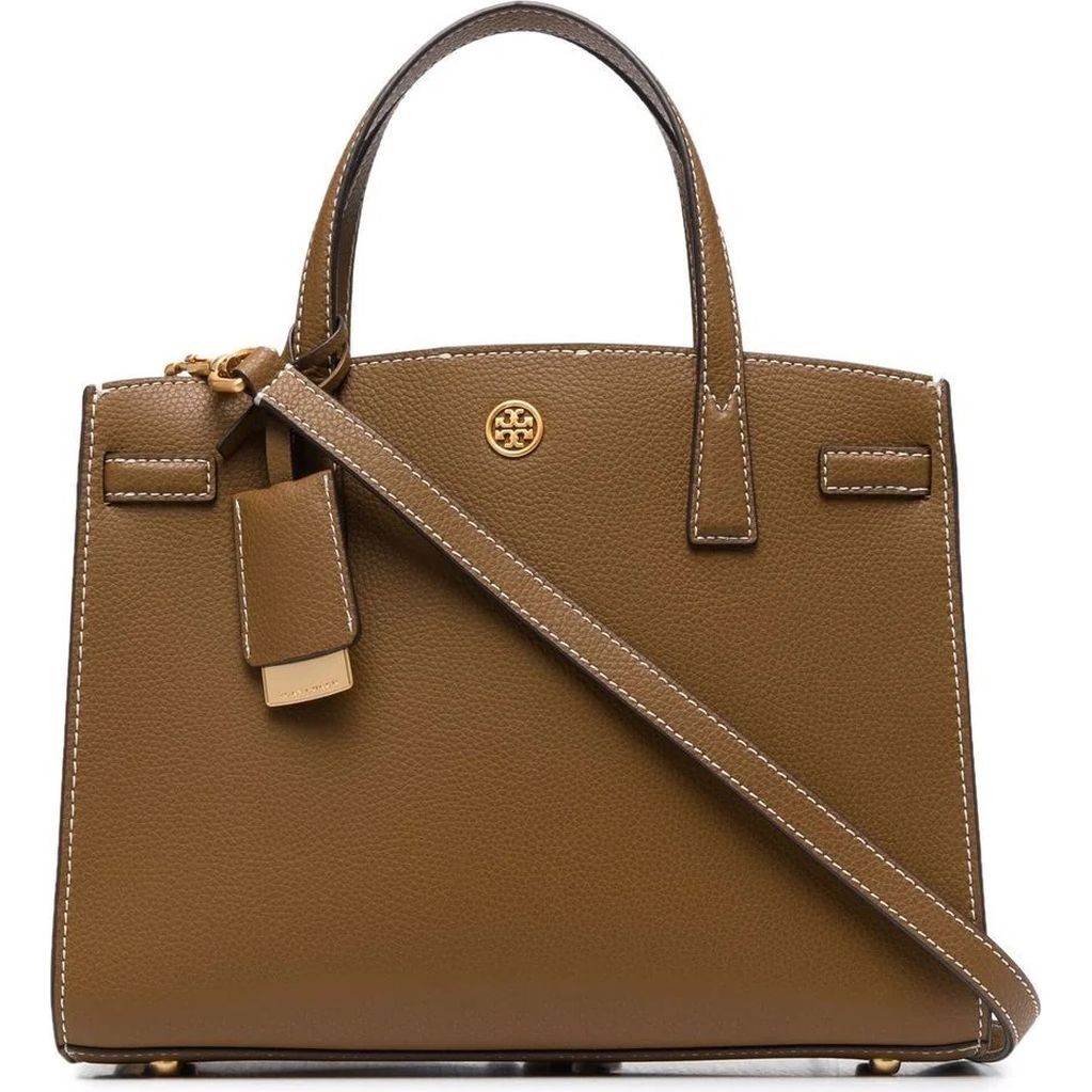 TORY BURCH Pirkinių krepšys moterims, Ruda, Walker small satchel 1