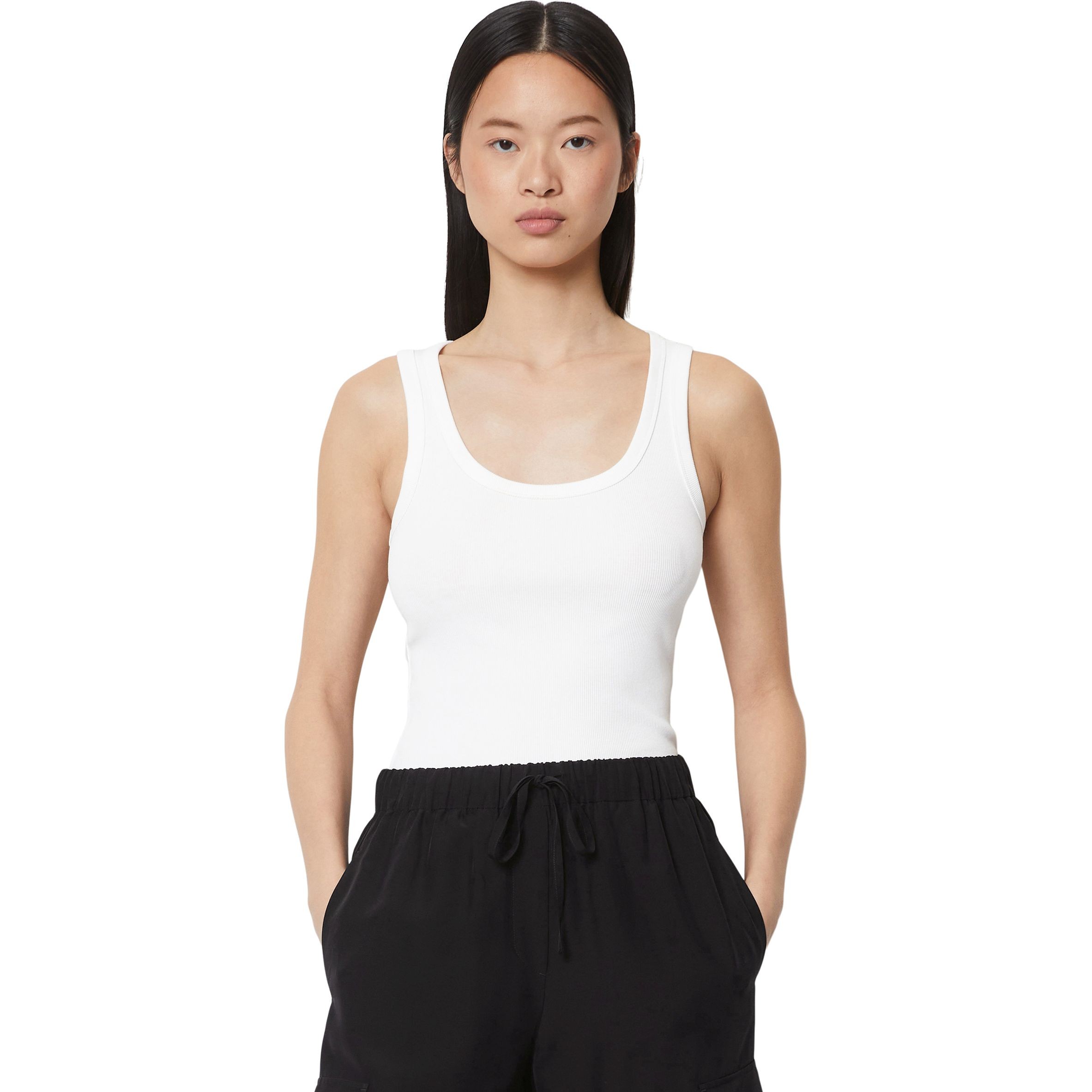 MARC O'POLO Marškinėliai moterims, Balta 2