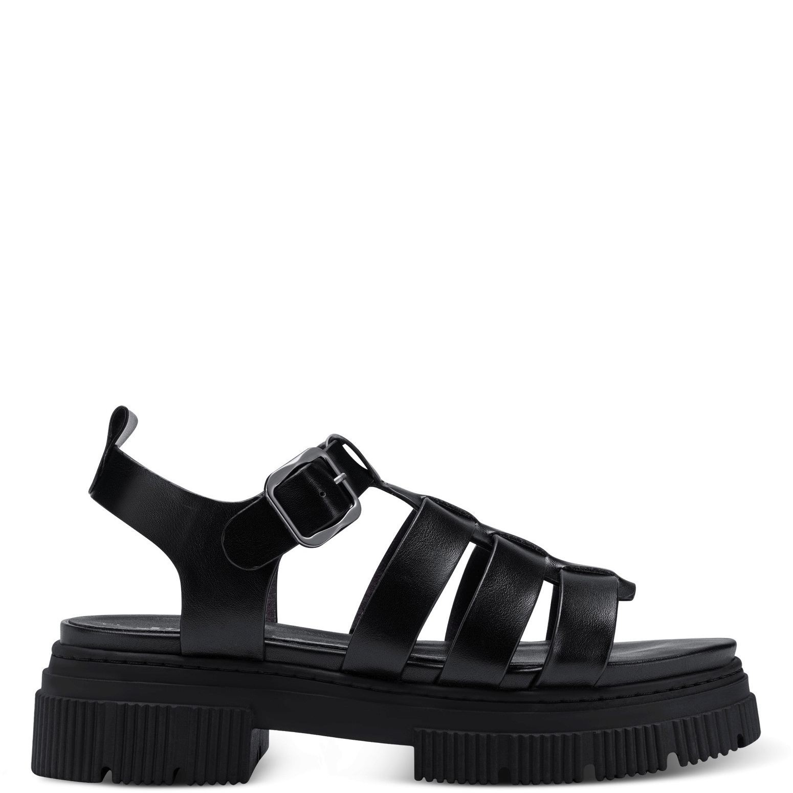 TAMARIS Basutės moterims, Juoda, SANDALS 2