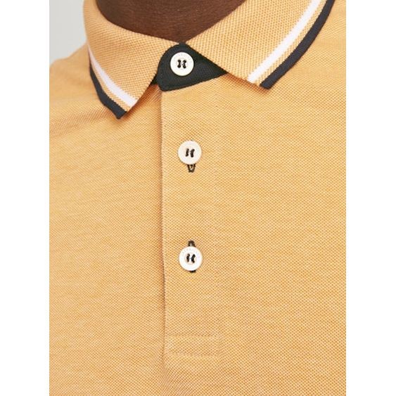 JACK & JONES Polo marškiniai ilgos rank. vyrams, Balta, Jjepaulos polo long 7