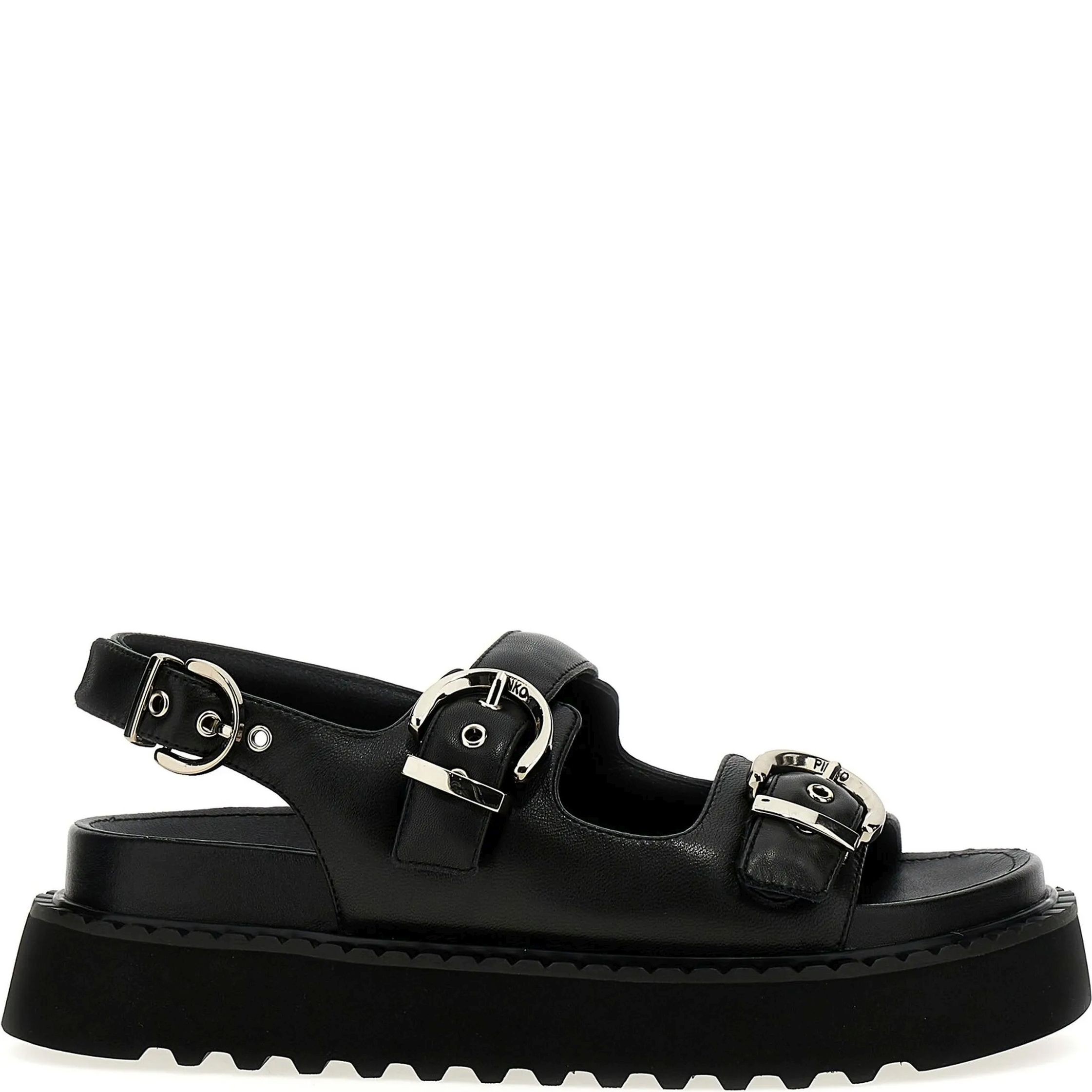 PINKO Basutės moterims, Juoda, Kate 03 - sandal 2