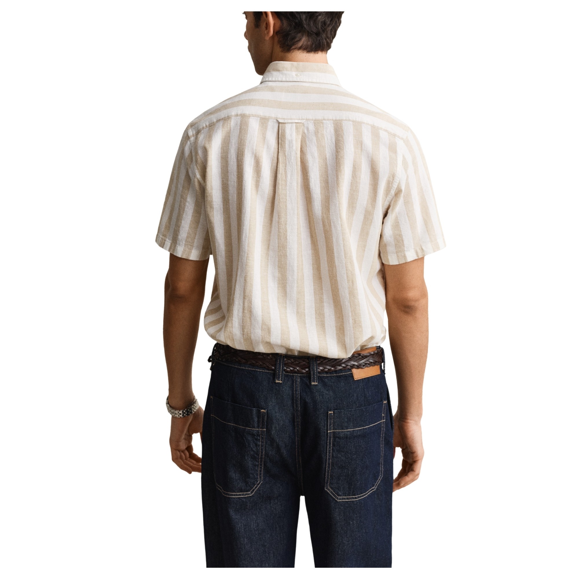 GANT Marškiniai ilgomis rankovėmis vyrams, Smėlio, 3260020-200 Shirts lon 3