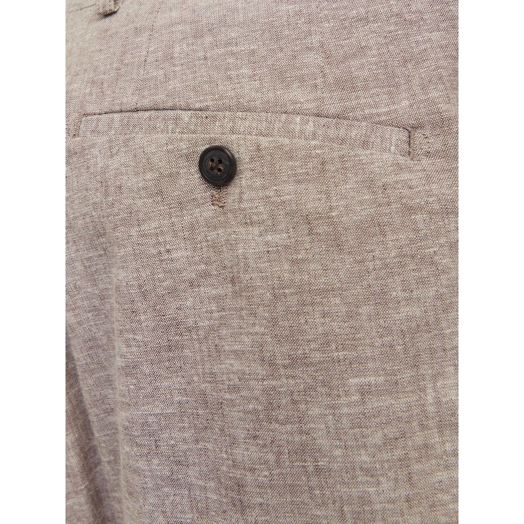 JACK & JONES Kelnės vyrams, Ruda, JPRRIVIERA LINEN TR 3