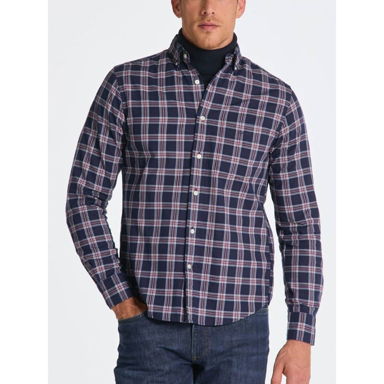 GANT Marškiniai vyrams, Mėlyna, REG UT ARCHIVE OXFORD 2