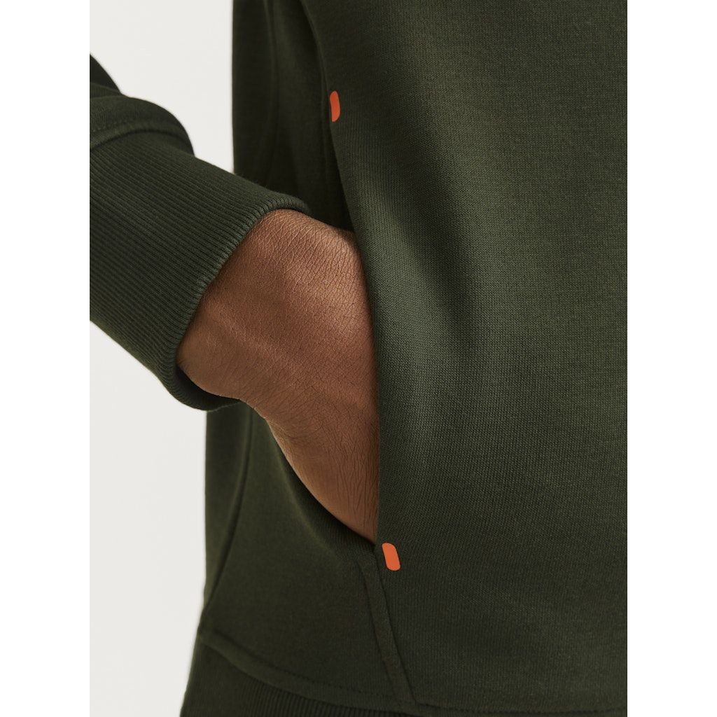 JACK & JONES Džemperis vyrams, Chaki, Tree sweat hood 2