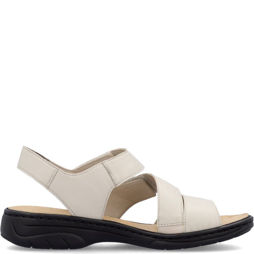 RIEKER Basutės moterims, Balta, Sandals 3