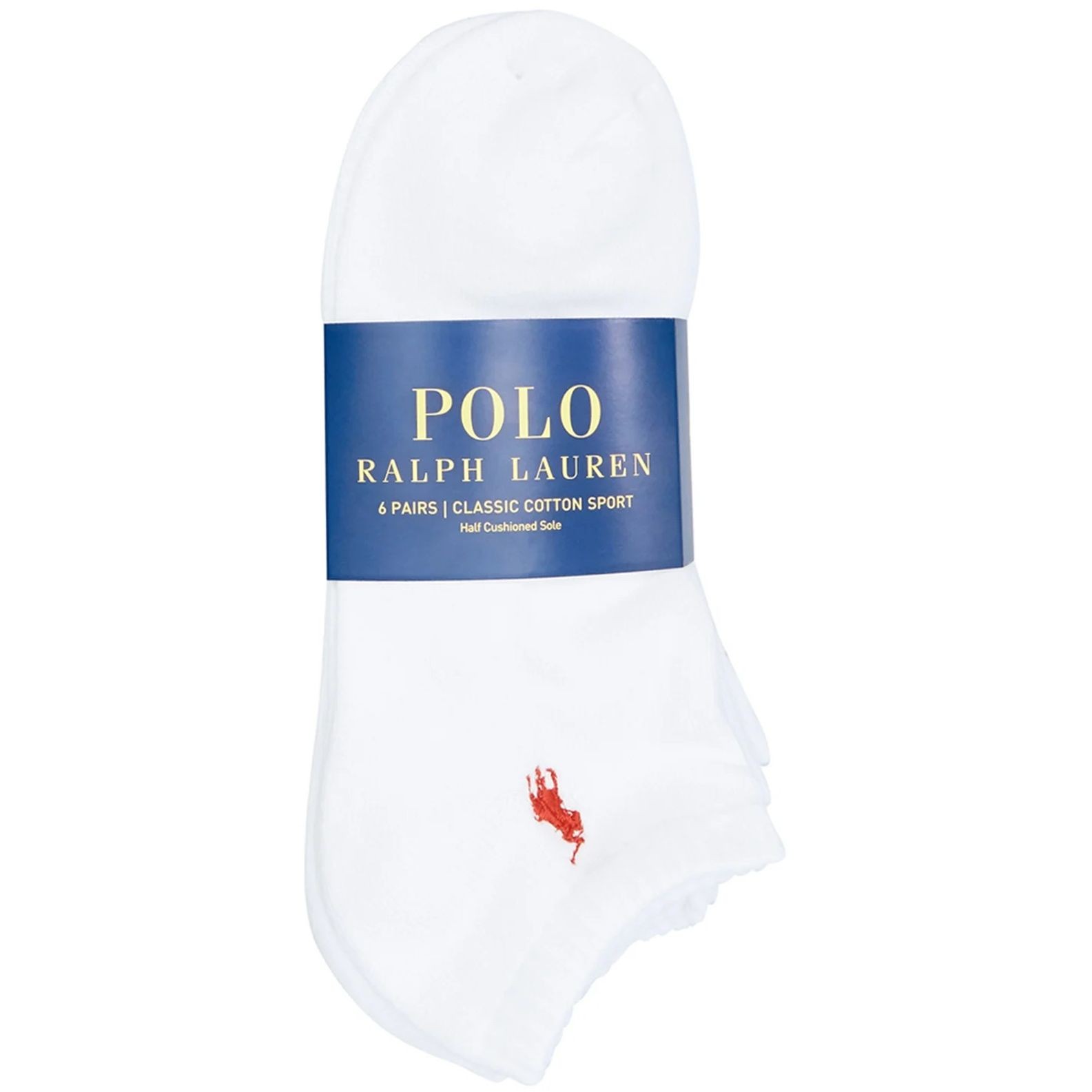 POLO RALPH LAUREN UW Kojinės vyrams, Balta, 6 pack socks 3