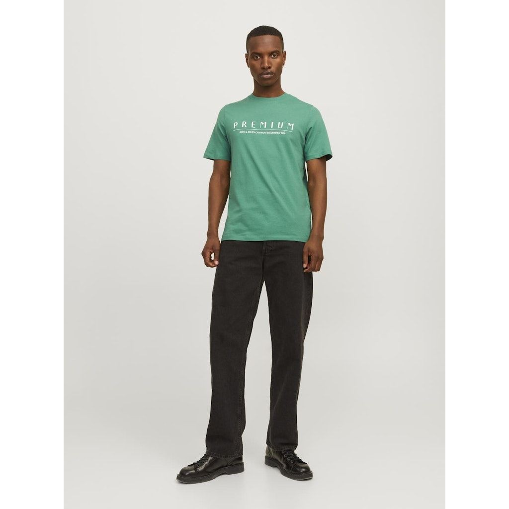 JACK & JONES Marškinėliai vyrams, Žalia, JPRSTAR TEE SS CREW 4