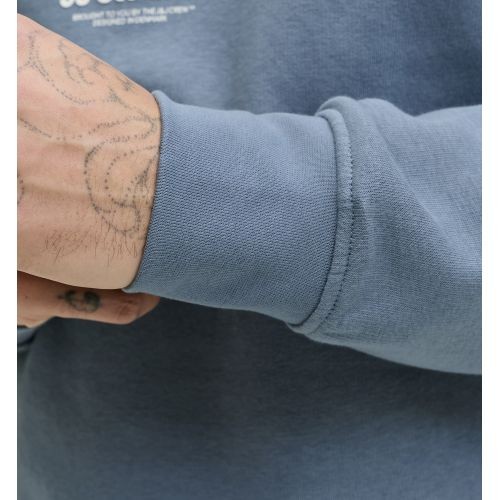 JACK & JONES Megztinis vyrams, Mėlyna, Soho sweat zip 4