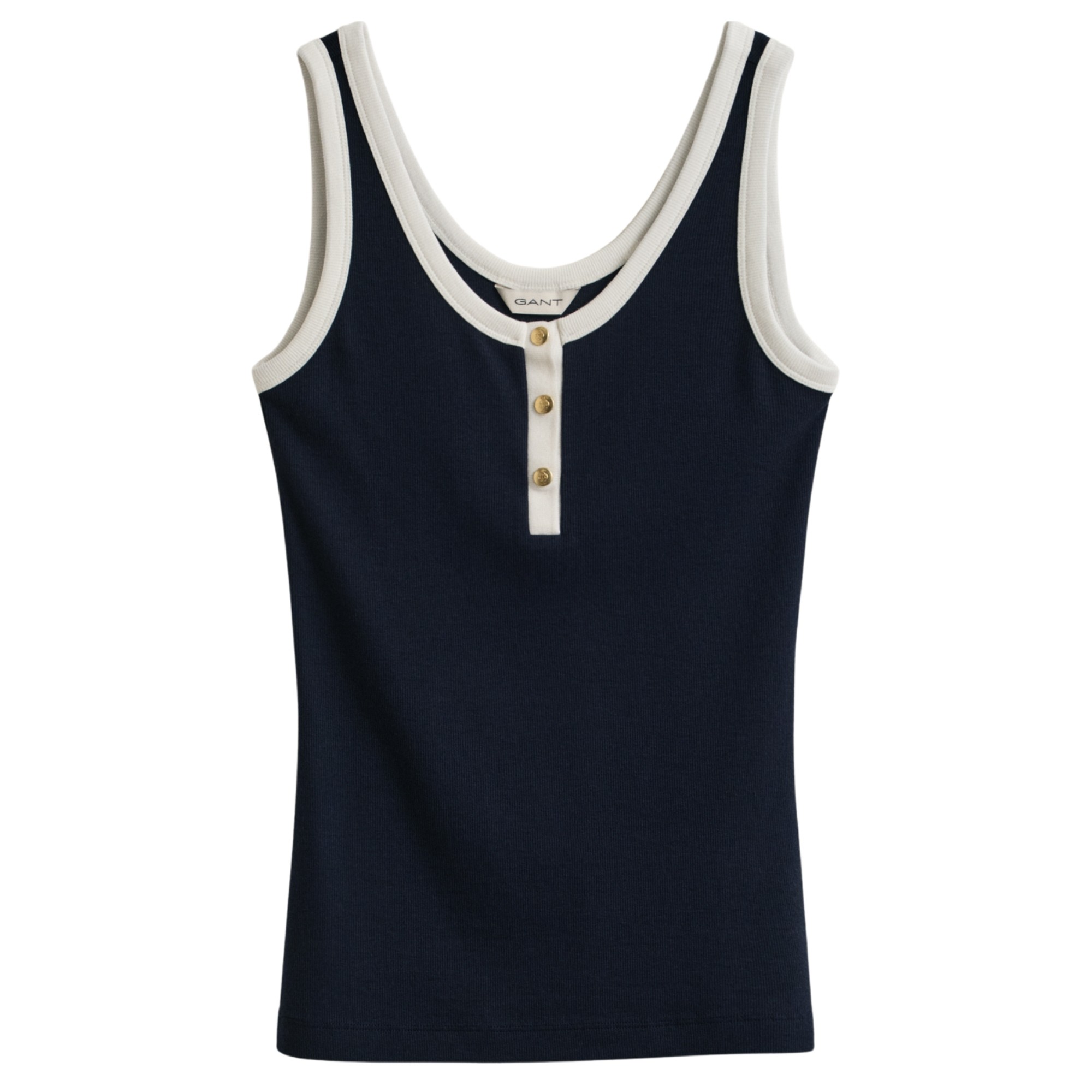 GANT Marškiniai be rankovių moterims, Mėlyna, 4201341-433 Tank top