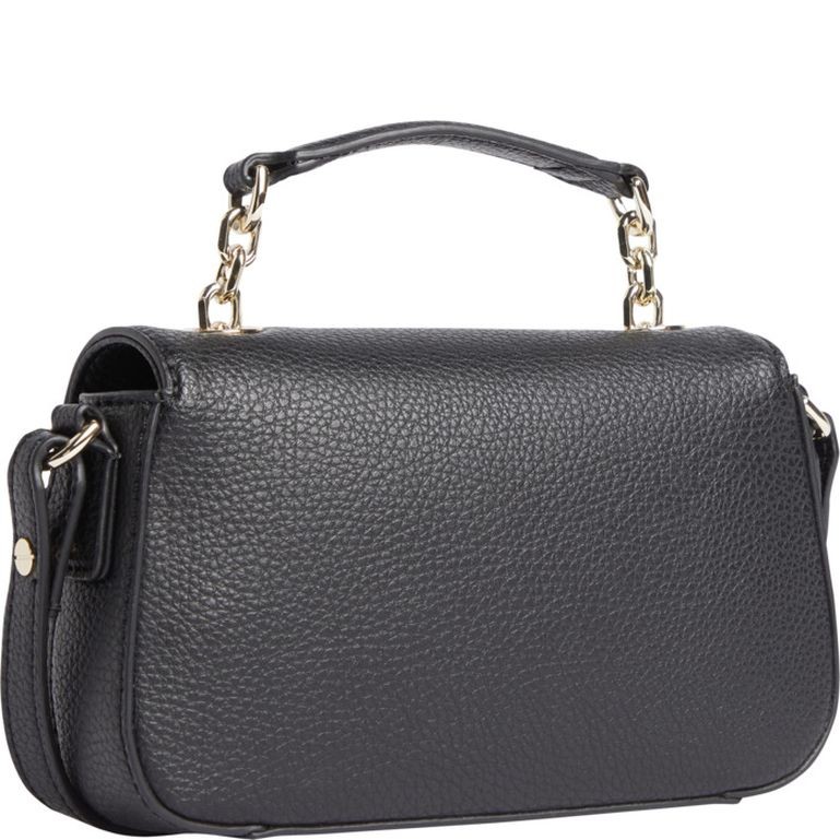 CALVIN KLEIN Rankinė per petį moterims, Juoda, RE-LOCROSSBODY W/FLAP PBL 2