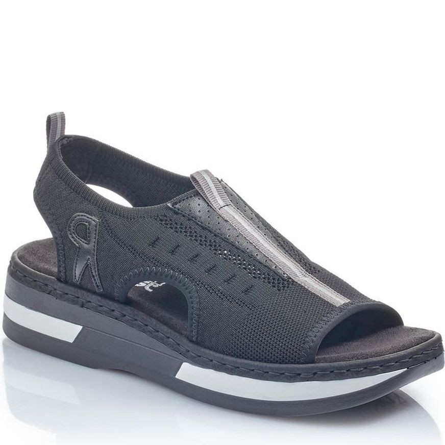 RIEKER Basutės moterims, Juoda 1