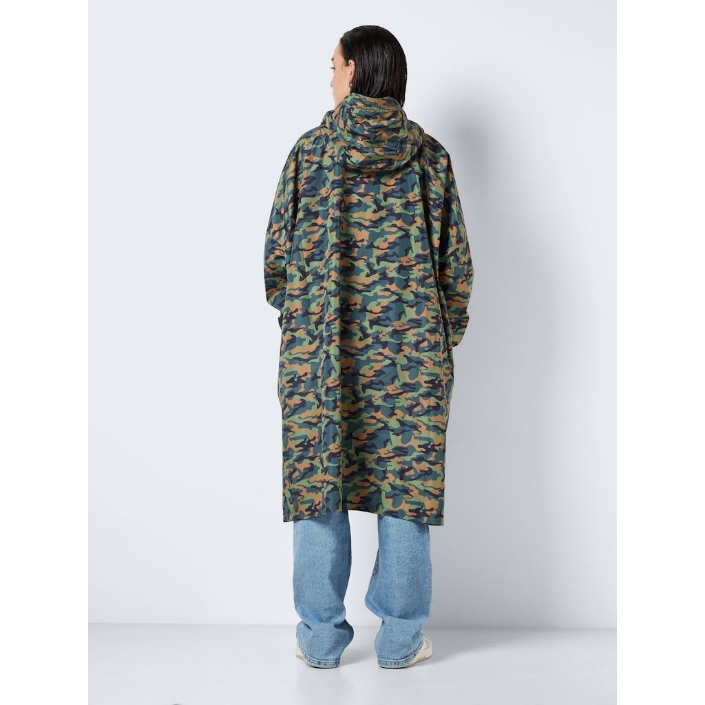 NOISY MAY Paltas moterims, Chaki, NMSKY L/S PRINTED RAI 5