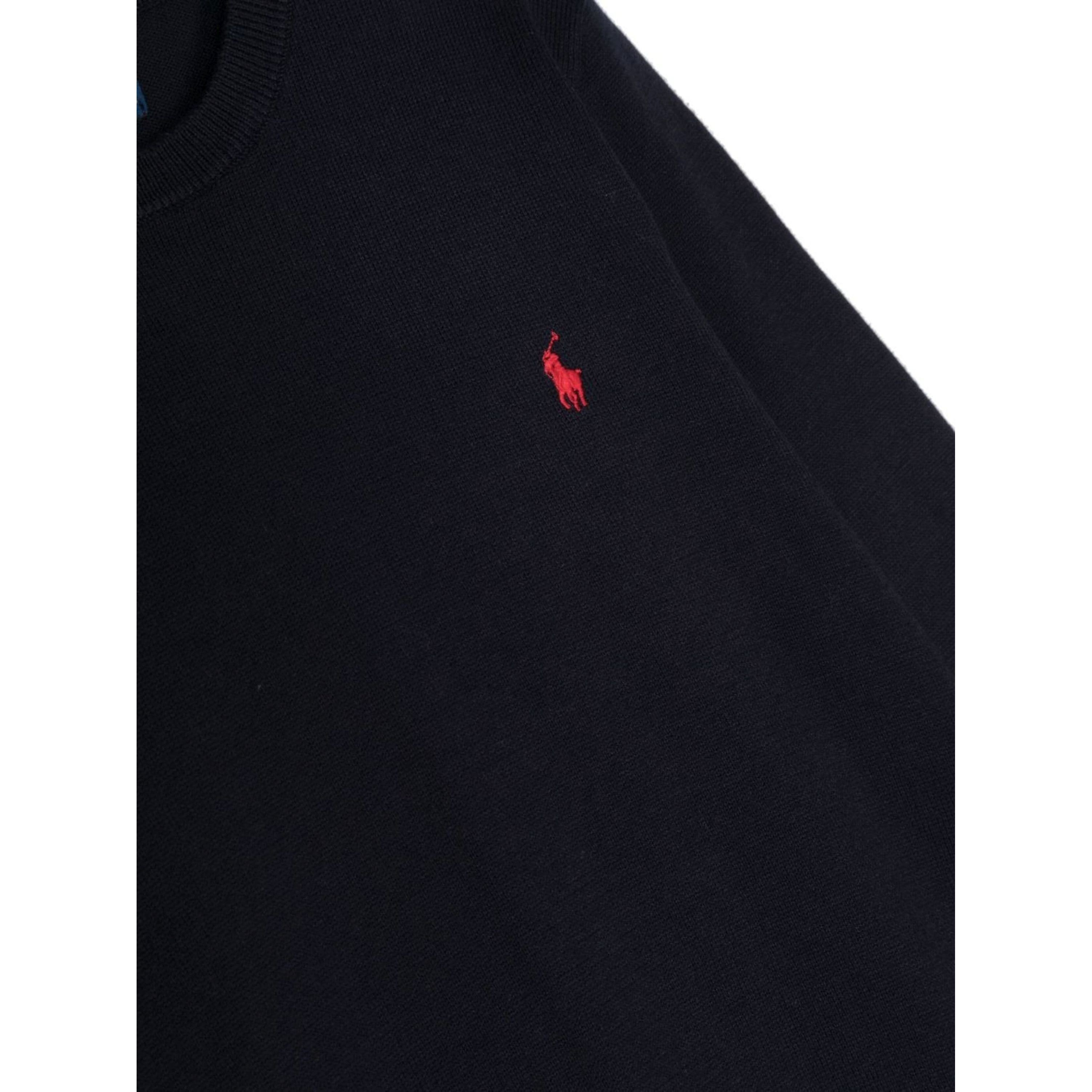 RALPH LAUREN KIDS Megztinis berniukams, Mėlyna, Cotton crewneck sweater (8-20) 3