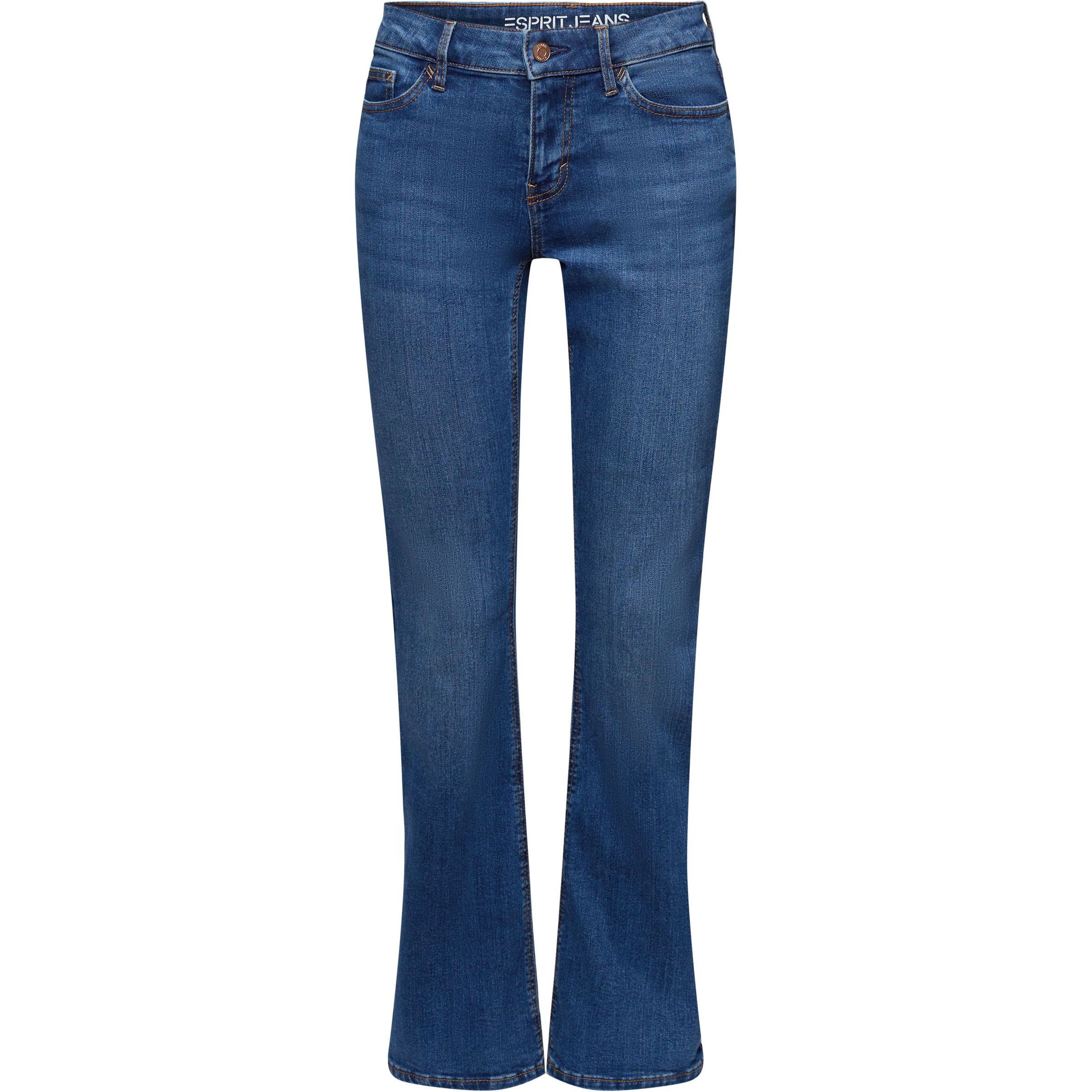 ESPRIT Trumpinti džinsai moterims, Mėlyna, rcs m Crooped 1