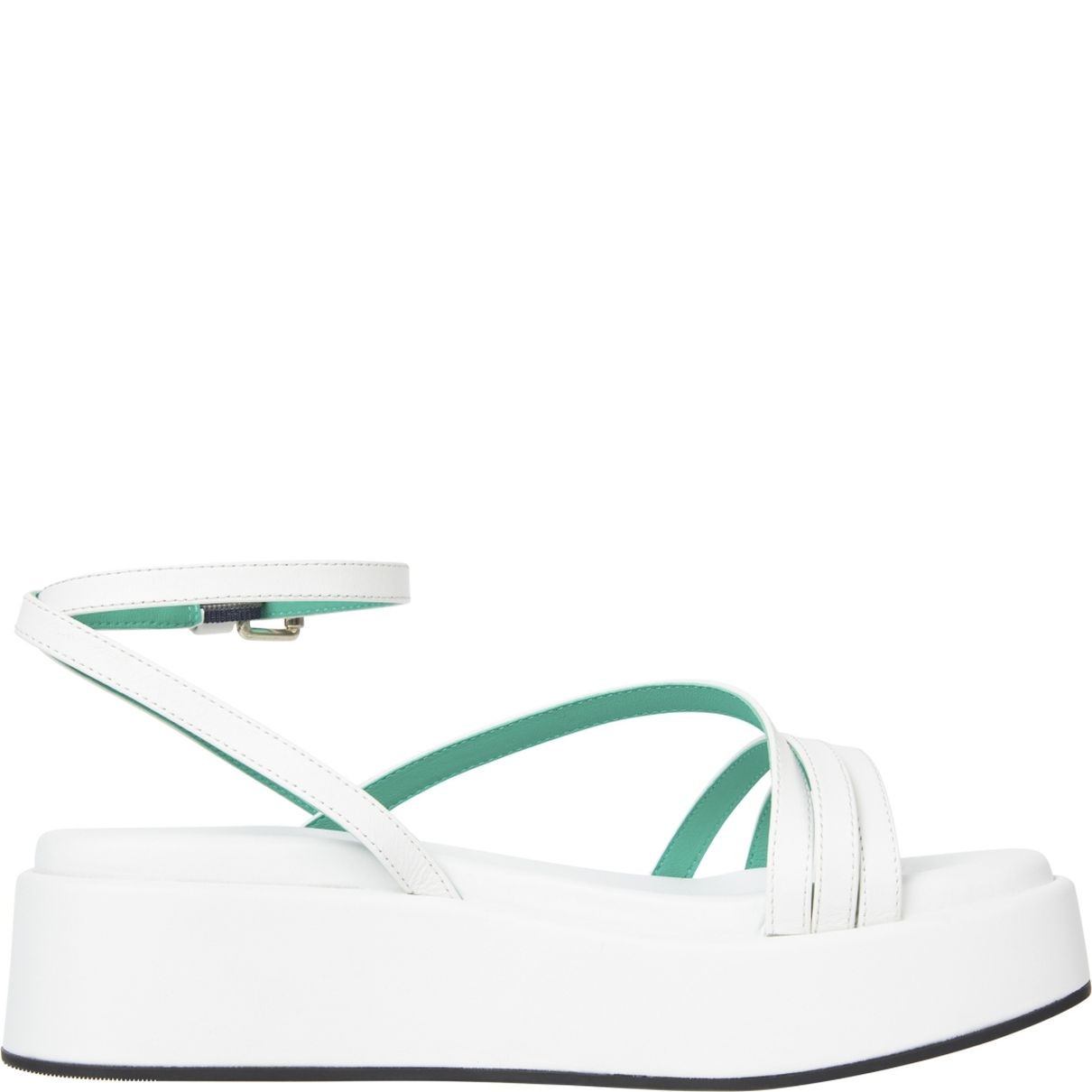 TOMMY HILFIGER Basutės moterims, Smėlio, Strap platform sandals 2