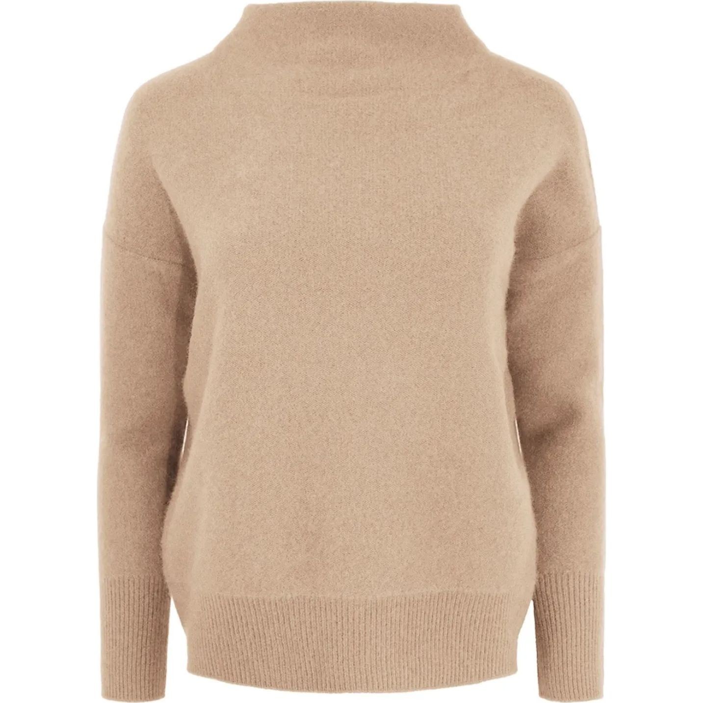 VINCE Megztinis moterims, Ruda, Boiled funnel nk pullover 1