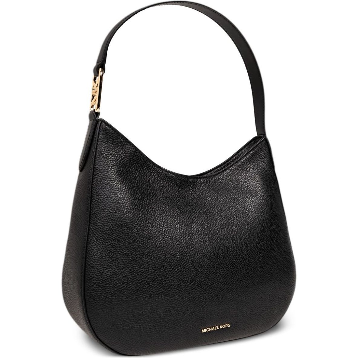 MICHAEL KORS Rankinė per petį moterims, Juoda, Lg tz hobo shldr 3